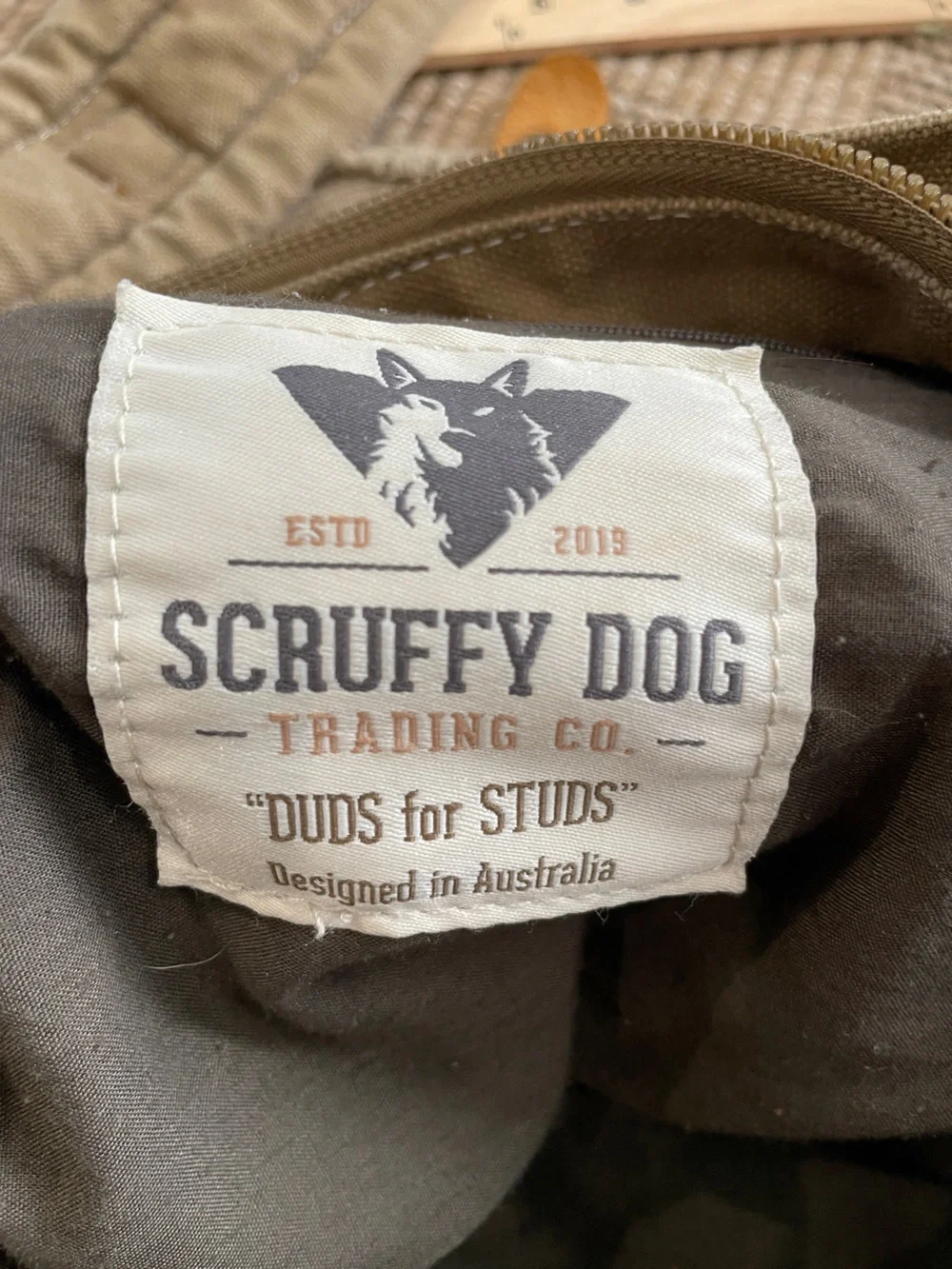 SCRUFFY DOG Crossbody Vintage Messenger Bag Unisex Satchel Bag Canvas Khaki